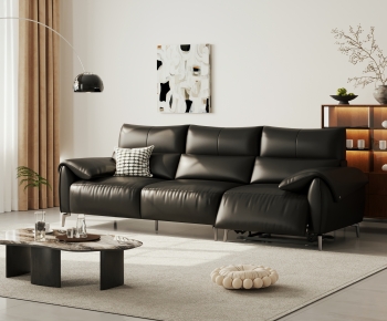 Modern Three-seat Sofa-ID:401402952
