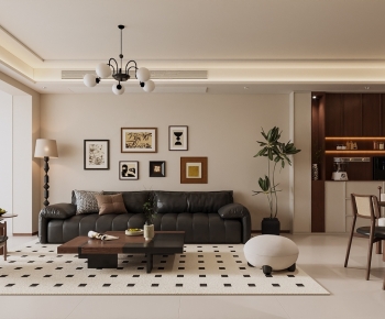 Modern A Living Room-ID:820895913