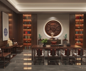 New Chinese Style Tea House-ID:917045123