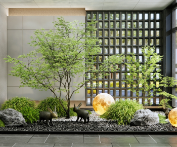New Chinese Style Plant Landscaping-ID:793989906