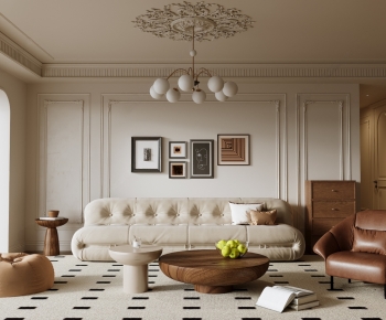 French Style A Living Room-ID:299262056