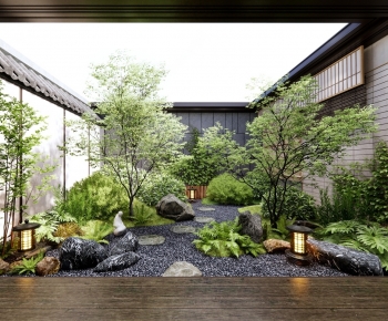 Japanese Style Courtyard/landscape-ID:820707082