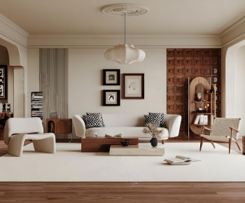 French Style A Living Room-ID:433002009