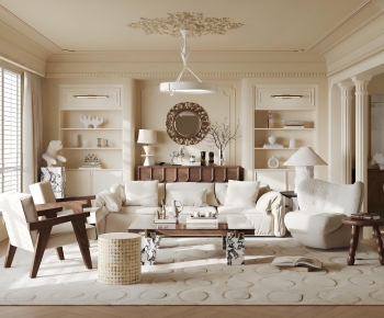 French Style A Living Room-ID:268172036
