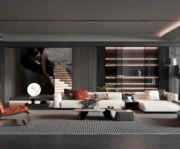 Modern A Living Room-ID:137909895