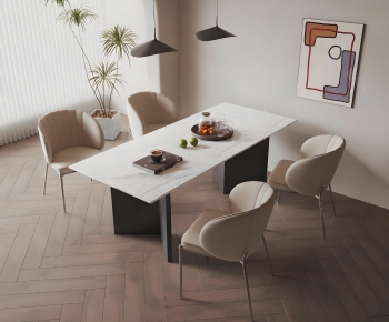 Modern Dining Table And Chairs-ID:804918055