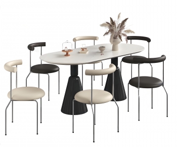 Modern Dining Table And Chairs-ID:110878986