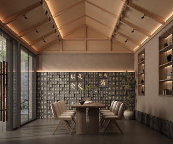 New Chinese Style Tea House-ID:124275924