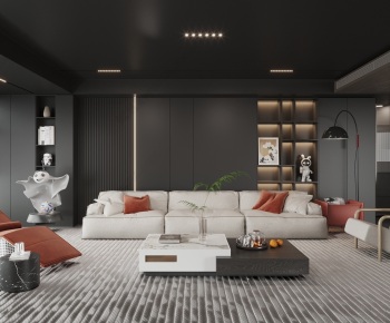 Modern A Living Room-ID:334728965