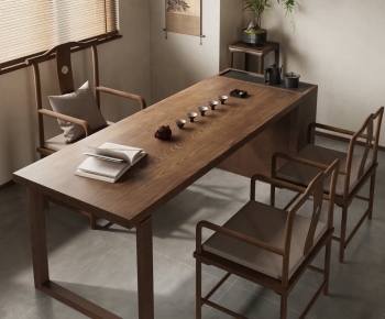 New Chinese Style Tea Tables And Chairs-ID:827347997