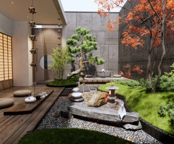 Japanese Style Courtyard/landscape-ID:828934918