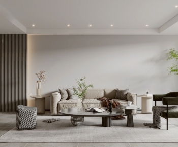 Modern A Living Room-ID:741566907