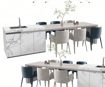 Modern Dining Table And Chairs-ID:735547074