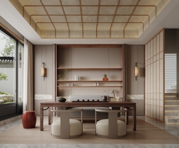 New Chinese Style Tea House-ID:743629939
