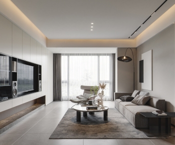 Modern A Living Room-ID:758100039