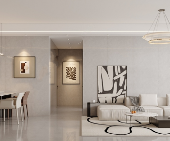 Modern A Living Room-ID:346391927