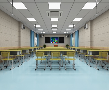 Modern School Classrooms-ID:692125088