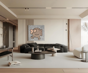 Modern A Living Room-ID:266172897