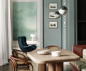 Modern Dining Table And Chairs-ID:207479955