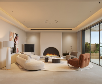 Modern A Living Room-ID:453547009