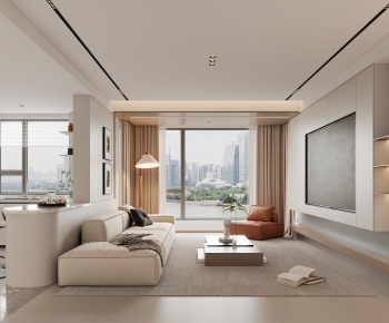 Modern A Living Room-ID:816381931