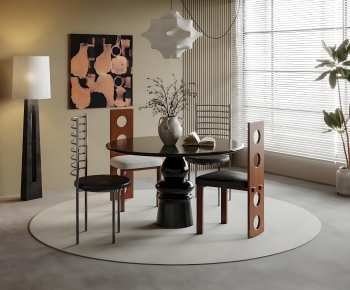 Modern Dining Table And Chairs-ID:622195011