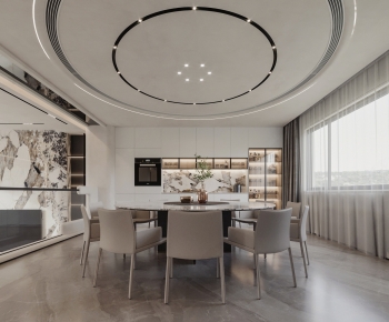 Modern Dining Room-ID:449107892