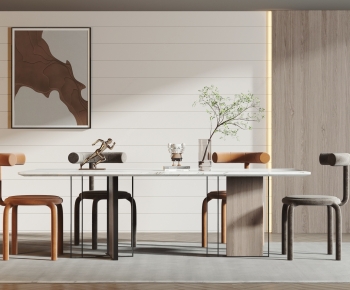 Modern Dining Table And Chairs-ID:502381091