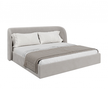 Modern Double Bed-ID:457237964