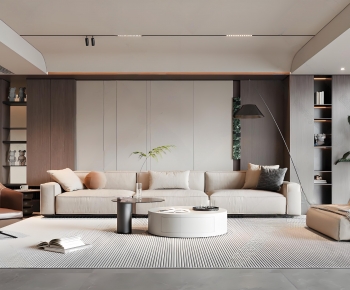 Modern A Living Room-ID:592273957