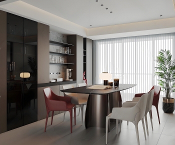 Modern Dining Room-ID:661637071