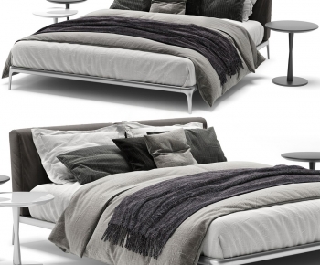 Modern Double Bed-ID:705296996