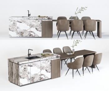 Modern Dining Table And Chairs-ID:125839789