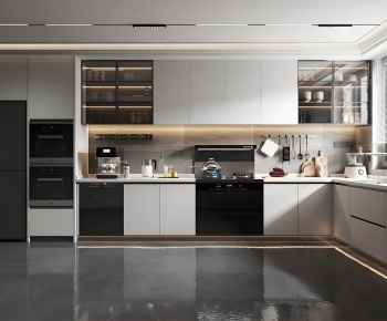 Modern Open Kitchen-ID:814424046