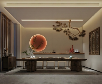 New Chinese Style Tea House-ID:886025919