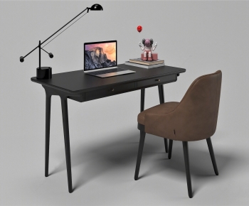 Modern Computer Desk And Chair-ID:168359321