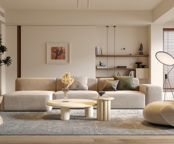 Wabi-sabi Style A Living Room-ID:929549936