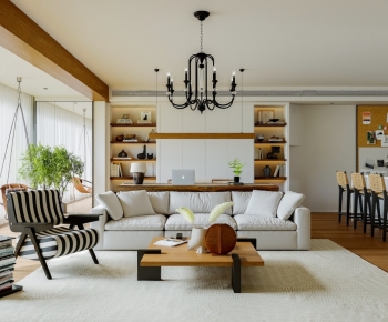 Modern A Living Room-ID:523071059