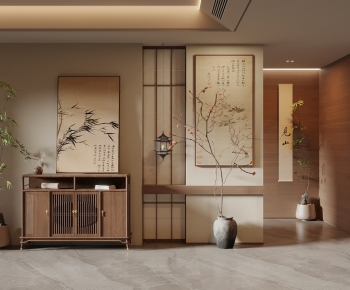 New Chinese Style Hallway-ID:788635977