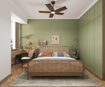 Wabi-sabi Style Bedroom-ID:319051035