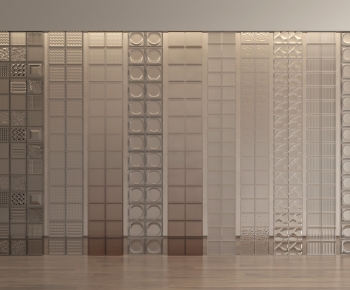 Modern Glass Screen Partition-ID:836440095