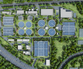 Modern Architectural Bird's-eye View Planning-ID:814309197