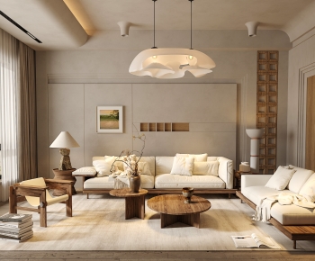 Wabi-sabi Style A Living Room-ID:488878012