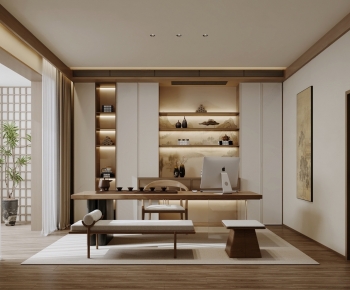 New Chinese Style Tea House-ID:889153006