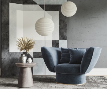 Modern Single Sofa-ID:105593924