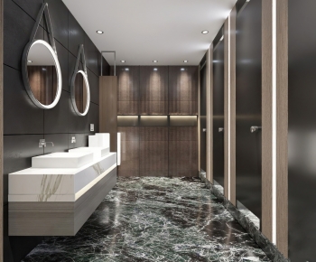 Modern Public Toilet-ID:346422919