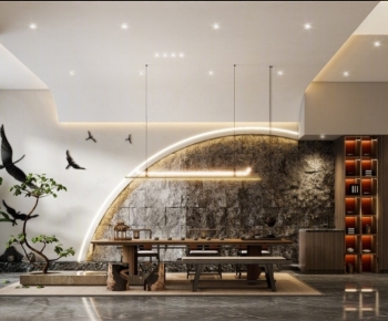 New Chinese Style Tea House-ID:314801935