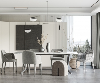 Modern Dining Room-ID:642627008