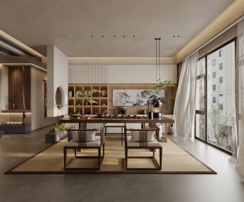 New Chinese Style Tea House-ID:830652957