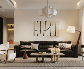 Modern A Living Room-ID:668555022